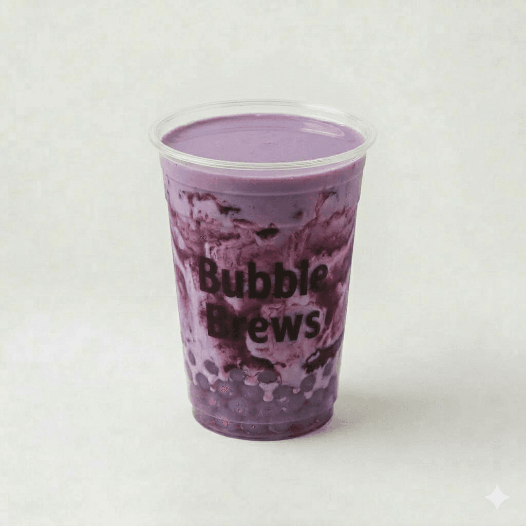 Blueberry Milk Bubble Tea