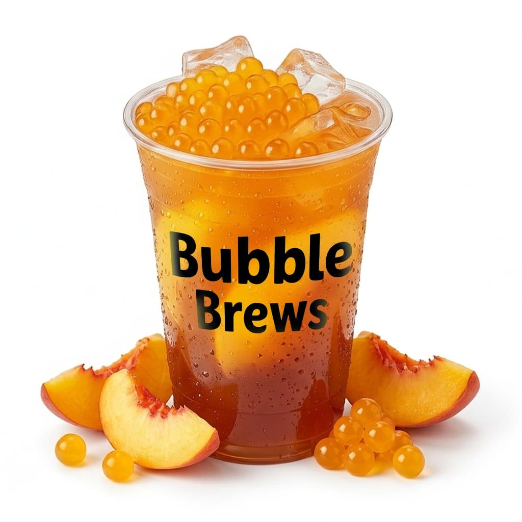 Peach Fruit Bubble Tea